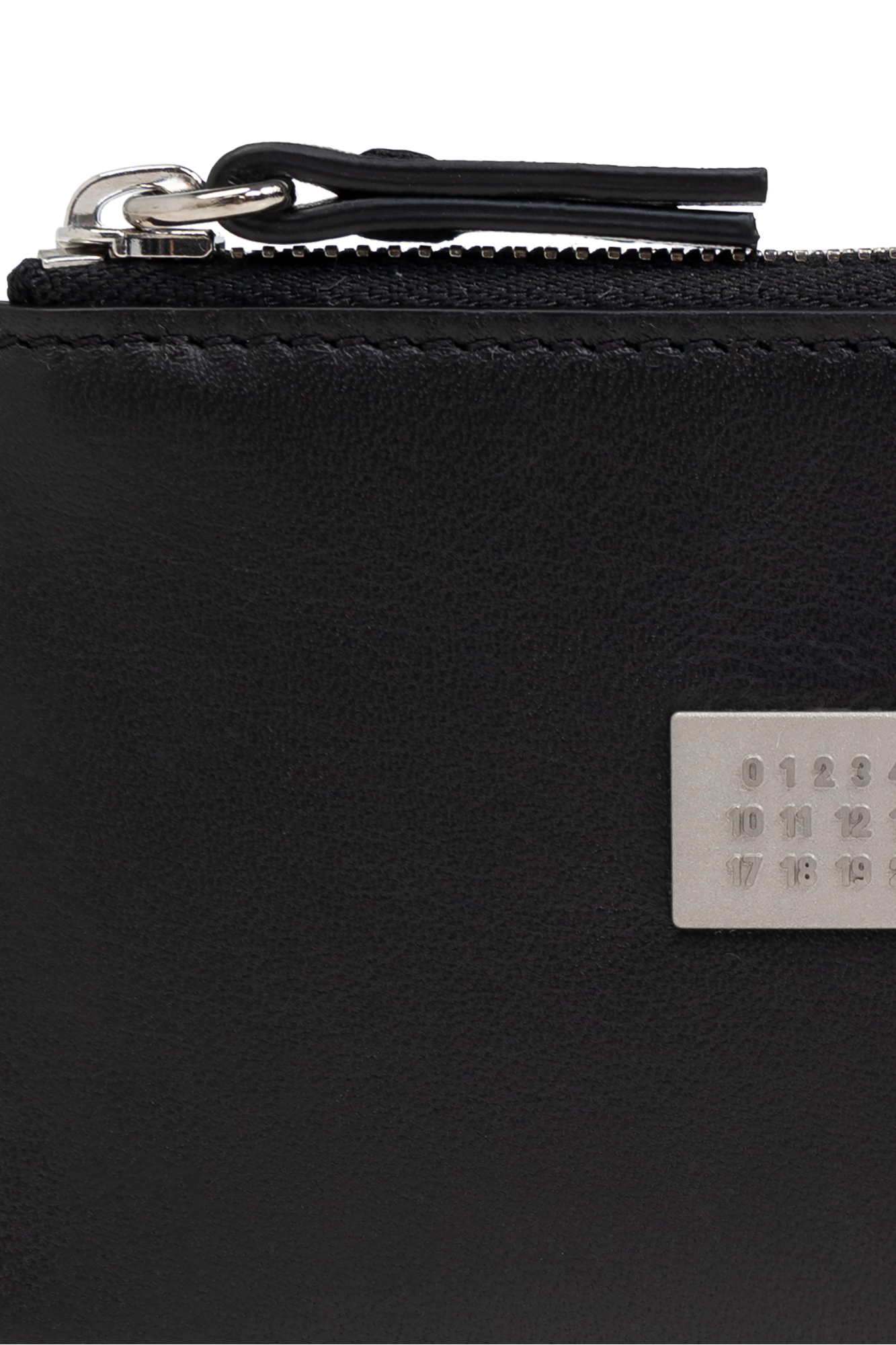 [MM6] Logo Card Holder - Black / ☆送料込☆ MM6 Maison Margiela Logo Card Holder Wallets, Card Holders